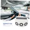 VINTORKY Double Cooling Car Fan Car Solar Fan Solar view 2