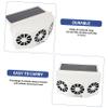VINTORKY Double Cooling Car Fan Car Solar Fan Solar view 4