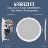 Polk Audio MC 80 8" in Ceiling Speakers - Pair (White) view 4