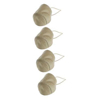 INOOMP 4pcs Wear-Resistant Brake Throttle Shoe Covers Khaki Heel Protectors for Driving Non- Foot Heel Suitable for Flats and Prevents Damage