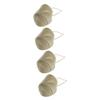 INOOMP 4pcs Wear-Resistant Brake Throttle Shoe Covers Khaki Heel Protectors for Driving Non- Foot Heel Suitable for Flats and Prevents Damage view 1