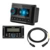 Clarion CMM-30 Marine Source Unit with Color LCD Display & CMR-20 Wired Marine Remote with 2.4" LCD Display & 6' Cable view 1