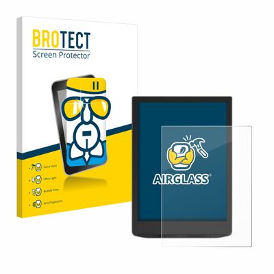 BROTECT Glass Screen Protector Film Compatible with Pocketbook InkPad Color 2 - Glass-Foil 9H Protection [Scratch Resistant, High Clarity]