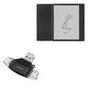BoxWave Smart Gadget Compatible with Onyx BOOX Page - AllReader SD Card Reader, microSD Card Reader SD Compact USB - Jet Black view 1