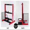 PC Test Bench Open Frame for ATX MATX Motherboard Aluminum Acrylic Computer Case DIY Mod Host Stand ATX MacroATX ITX red and Black view 3