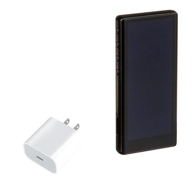 BoxWave Charger Compatible with FiiO M3 Pro - PD GAN miniCube (30W), 30W Tiny PD GAN Type-C Wall Charger - Winter White