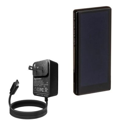BoxWave Charger Compatible with FiiO M3 Pro - Wall Charger Direct (15W), Rapid Charge Your Device with Built-in 3ft Cable