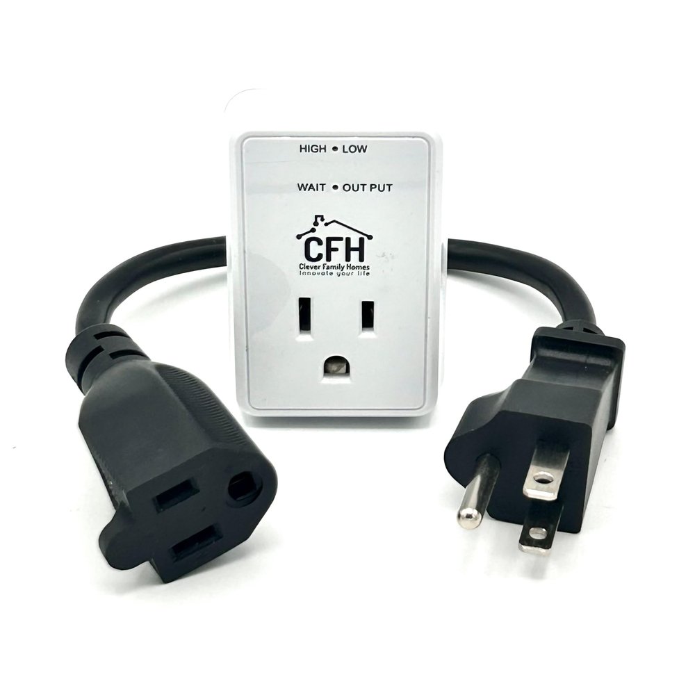 Mini 10-Amp 1200-Watt Surge Protector Smart Plug with Outlet Saver Power Cord