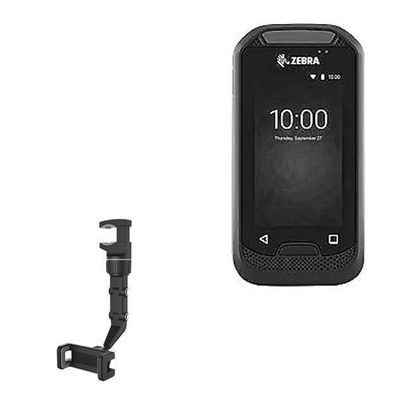 BoxWave Car Mount Compatible with SuperLogics SL-MOBILE-EC30 - Rearview Mirror Car Mount, Rear View Mirror Adjustable GPS Car Mount - Jet Black