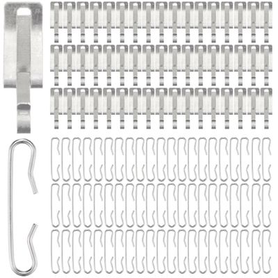Mornajina 90pcs Heat Cable Roof Clips De Icing Cable Clips and Spacers Kit Roof Clips and Spacers Set Cable Wire Clips Gutter Clips Outdoor