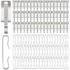 Mornajina 90pcs Heat Cable Roof Clips De Icing Cable Clips and Spacers Kit Roof Clips and Spacers Set Cable Wire Clips Gutter Clips Outdoor view 1