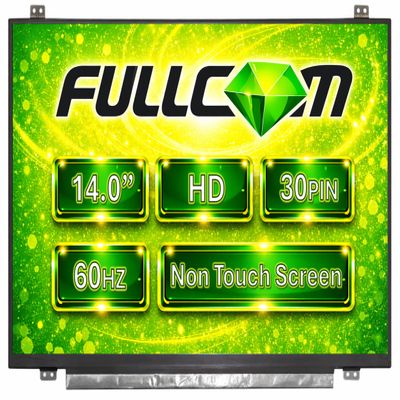 FULLCOM New LCD Replacement Screen HD 1366x768 (Non Touch) 14.0 Inch for Lenovo IdeaPad 120S-14IAP 81A5 30 Pin Matte for Laptop/Display/Screen/LCD Application