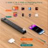 2 Pack Power Strip Surge Protector - 6Ft Extension Cord with 5 Widely Outlets 4 USB (2 USB C) Port, 1875W/15A, Wall Mount, Flat Plug, Desk Charging Station for Home Office College Dorm Room Essentials view 3