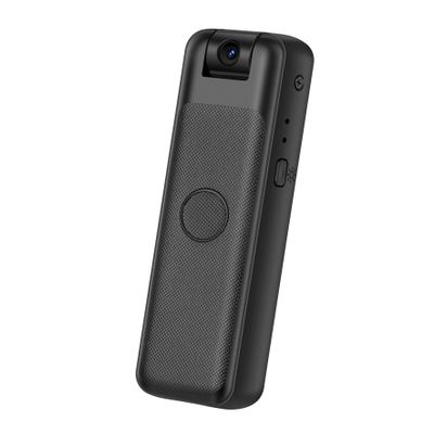 Mini Body Camera, 1080P Clip Audio Video Recorder, Wearable Video Camera Sports Camera with 180 Rotatable Lens, Infrared Night Vision, for Outdoor Sports
