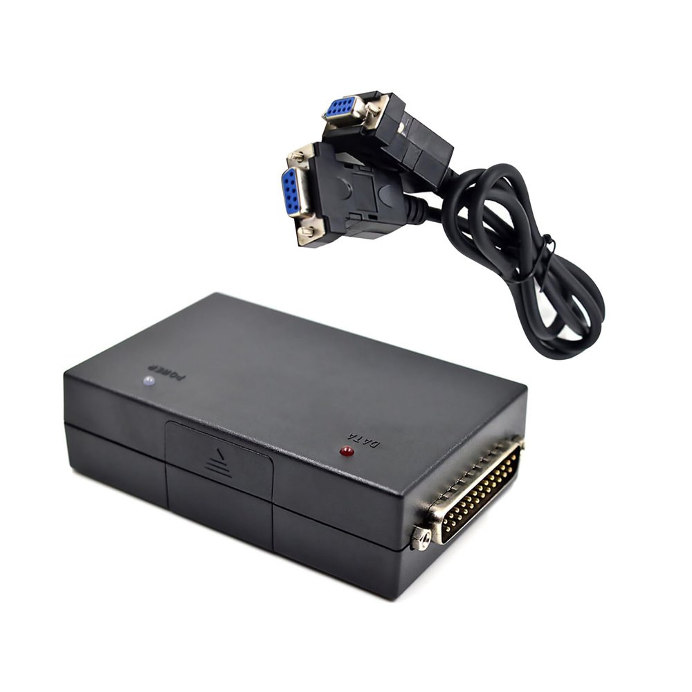 TECKEEN Rib Radio Interface Box for Motorola Radio HT1000 HT750 HT1250, Connector with DB9 Male and DB25 Male