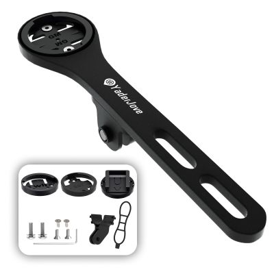 Bike Computer Mount - Out Front Mounts for Road Bikes Integrated Handlebar, Aluminium Alloy GPS Computer Combo Mount & GoPro Full Range