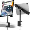 woleyi Anti-Theft Retail Kiosk Tablet Stand - [Dual Security Lock] 360 Swivel Locking iPad POS Stand Holder, for 7-11" iPad Pro/Air/Mini, Galaxy Tab, Surface, for Store Display Office Kitchen Desktop view 1
