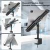 woleyi Anti-Theft Retail Kiosk Tablet Stand - [Dual Security Lock] 360 Swivel Locking iPad POS Stand Holder, for 7-11" iPad Pro/Air/Mini, Galaxy Tab, Surface, for Store Display Office Kitchen Desktop view 4
