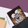 Case for New iPad Mini 6 Case (8.3-Inch,2021 Model), iPad Mini 6th Gen CaseSlim Fit Foldable Standing Cover Case with Auto Sleep/Wake for iPad Mini 6th Gen 2021Kissing Sugar Skeletons Flower view 4