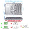 JIUBAR Sink Protectors for Kitchen Sink 12" 13" 16" 18" 19" 24" 26" 28" 29" 30" Silicone Sink mat| Silicone Kitchen Sink Mat Grid for Bottom of Farmhouse Stainless Steel(19"x13"Gray) view 2