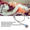 Flexible Shampoo Bowl Sprayer Hose with Pressurization, Stylish Design, Zinc Alloy Material for Professional Barber Shop view 3