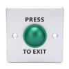 Door Release Button, Stainless Steel 1224V Push to Exit NO NC COM Switch Access Control Panel view 1