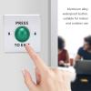 Door Release Button, Stainless Steel 1224V Push to Exit NO NC COM Switch Access Control Panel view 3