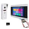 7 lnch Video System Intercom with 1080P HD Camera Wired Doorbell Camera WiFi Screen Monitor with 160Wide Night Vision Motion Detect for Vally Apartment,Tuya view 1