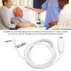 Asixxsix Nurse Call Cord, 9.8ft Universal Red Momentary Call Cable 6.35mm Interface Push Cord Easy to Use Replacement Nurse Call Cord with Clip, for Nurse Station view 3