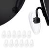 Betterun 6 Pairs Clear Soft Silicone Replacement Nose Pads for Oakley Tincup OX3184/Conductor 6 OO4106/Conductor 8 OO4107/Savitar OO6047/Wiretap 2.0 OX5152/Base Plate OX3232/Surface Plate OX5132 view 2