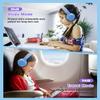 KONNAO Kids Headphones Bluetooth 60H, Foldable On Ear Headphone with MIC, Volume Limiter 85dB/94dB Wireless & Wired Headphones, Over-Ear Headphone for Kid Adult School Online Class Travel, Blue view 3