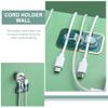 Homoyoyo 8pcs Self-Adhesive Cable Clips Cord Organizers for Wall Desktop Multi-Functional Electric Wire Fasteners for Home Office Use Easy Installation view 4