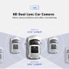 4K Dual Car Dash Cam 2160P Dashcam Camera 2K UHD 170 Angle Auto Video Recorder Car Black Box with Back Cam view 2
