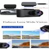 4K Dual Car Dash Cam 2160P Dashcam Camera 2K UHD 170 Angle Auto Video Recorder Car Black Box with Back Cam view 4