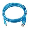 Applicable MR-J3USBCBL3M Data Cable Servo Debugging Cable MR-J3 MR-J4 MR-JE Touch Panel Download Communication Cable Transparent Model Blue Length: 2 Meters view 1