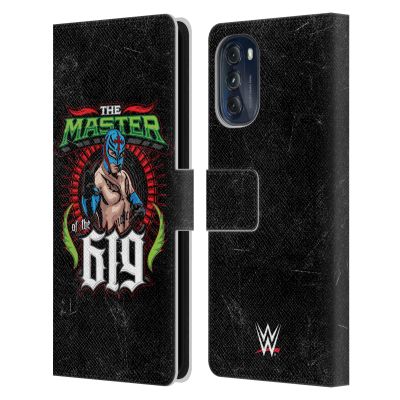 Head Case Designs Officially Licensed WWE The Master of 619 Rey Mysterio Leather Book Wallet Case Cover Compatible with Motorola Moto G (2022)