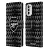 Head Case Designs Officially Licensed Arsenal FC Home Goalkeeper 2023/24 Crest Kit Leather Wallet Case Compatible with Motorola Moto G52 view 1