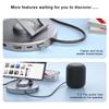 Docking Station for Steam Deck ROG Ally - 10 in 1 Stream Deck Dock with HDMI 2.0 4K@60Hz, SD/TF, 3.5mm Audio, PD 100W, 3 USB-A 3.0 and Full Speed Charging USB-C Port Compatible with Valve Steam Deck view 3