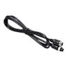 M METERXITY Copper Video Aviation Cable - for CCTV Connection, Male to Female Extension Cable, Apply to Connect CCTV/Computer/Outdoor (1.5M, 4-Pin, Black) view 1