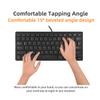 78 Keys USB Wired Keyboard, Multi-Language Options for PC/Laptop, Quiet and Compact Design (French) view 3