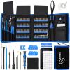142-Piece Electronics Precision Screwdriver with 120 Bits Magnetic Repair Tool Kit for iPhone, MacBook, Computer, Laptop, PC, Tablet, PS4, Xbox, Nintendo, Console Blue&Red view 2