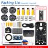 Freenove Mecanum Wheel Car Kit for Raspberry Pi Pico (Not Included) (Compatible with Arduino IDE), Dot Matrix Expressions, Obstacle Avoidance, Line Tracking, Light Tracing, Colorful Light, App view 2