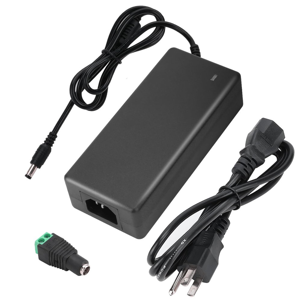 24V 6A DC Power Supply Adapter 144W AOYADAISU Universal AC to DC Power Supply with 5.5mm x 2.5mm&2.1mm Output Jack, 100V-240V 24 Volt 6 Amp Power Converter for LED Strip Light, Router, Cameras
