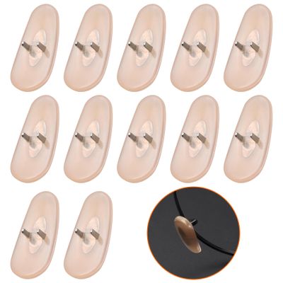 Betterun 6 Pairs Beige Soft Silicone Replacement Nose Pads for Ray-Ban Aviator RB3025/RB3026/RB3030/RB3211/RB3362/RB3445/RB4175