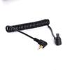HangTon Remote Shutter Release Trigger Cable for Canon R3 R5 1DX 6D 7D 5D MKIII 60D EOS SLR Camera, 2.5mm Controller to N3 view 3
