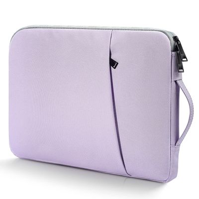 15.6 Inch Laptop Sleeve Case Water-Resistant Computer Bag with Handle for HP Lenovo Dell ASUS Acer Chromebook 15 / HP Envy X360 15.6 / Acer Aspire 15 / Dell Inspiron 15 / Lenovo IdeaPad 15.6 -Purple