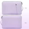 15.6 Inch Laptop Sleeve Case Water-Resistant Computer Bag with Handle for HP Lenovo Dell ASUS Acer Chromebook 15 / HP Envy X360 15.6 / Acer Aspire 15 / Dell Inspiron 15 / Lenovo IdeaPad 15.6 -Purple view 3