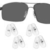 4 Pairs Replacement Nosepieces Nose Pads for Ray-Ban RB3604 RB4264 RB3534 RB3549 RB3584 RB3614 RB3523 RB3526 RB3538 RB3558 RB3660 RB3530 RB4071 RB6336 RB7140 RB8415 Sunglass - Silver view 1