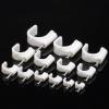 100pcs Steel Nail Cable Clamp 5/6/8/9/10/12/14/22/25mm Wall Wire Holder Clip Mounting Cable Organizer Cable Clip (Color : 25mm 100pcs) view 3