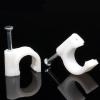 100pcs Steel Nail Cable Clamp 5/6/8/9/10/12/14/22/25mm Wall Wire Holder Clip Mounting Cable Organizer Cable Clip (Color : 6mm 100pcs) view 4